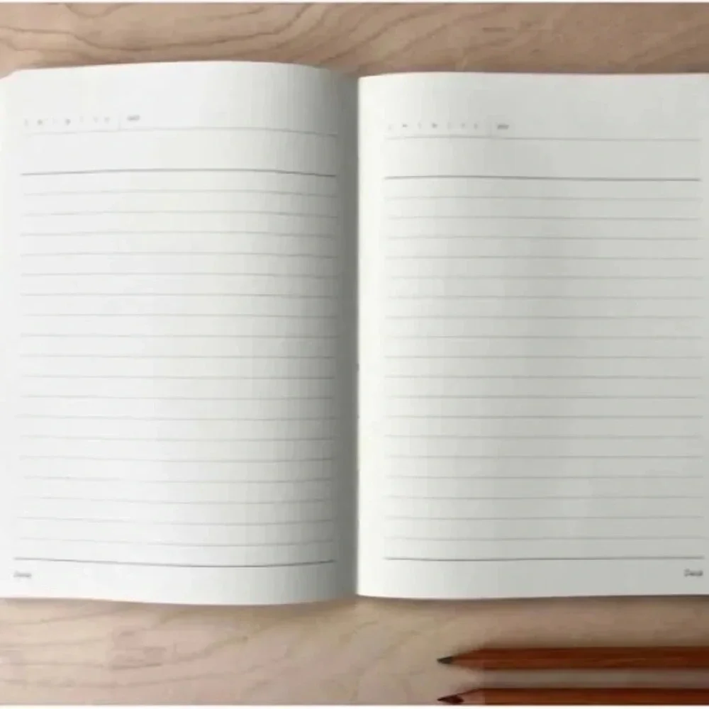 Denik Embossed Canvas Layflat Hardbound Journal, Written in The Stars Artwork